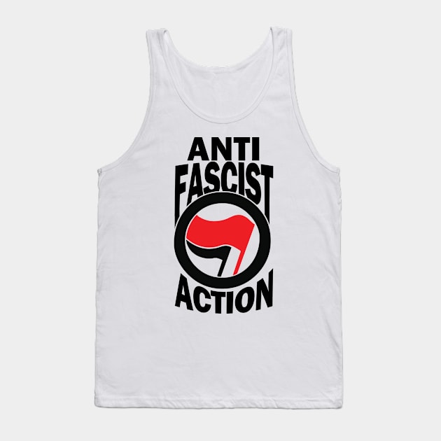 Anti Fascist Flag Gift Tank Top by Lones Eiless